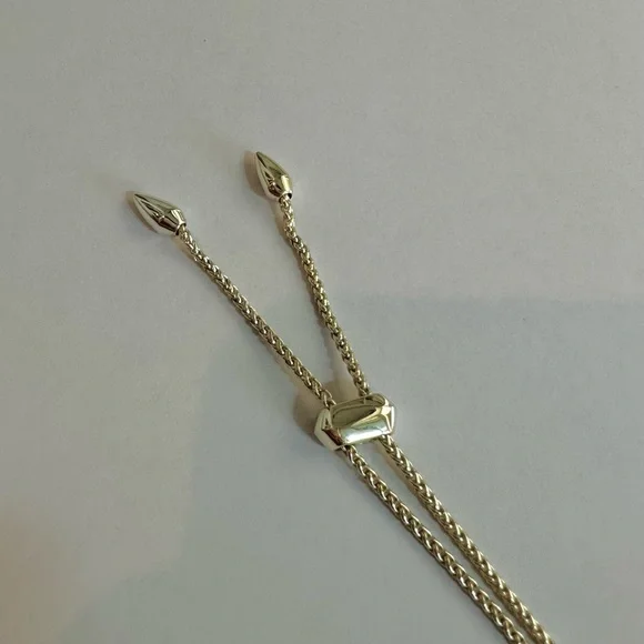 Kingston Gold Long Pendant Necklace In Slate Cats Eye - Picture 8 of 8